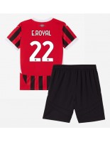 AC Milan Emerson Royal #22 Hjemmedraktsett Barn 2024-25 Korte ermer (+ bukser)